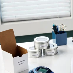 Dymo Letratag Mærketape af plastik 12 mm - Hvid