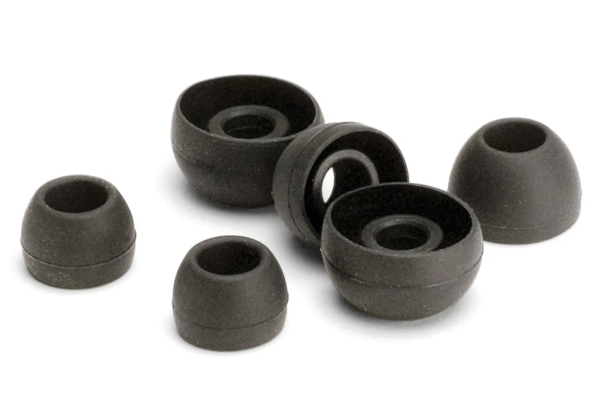 Ekstra gummipuder 3 par - Sort