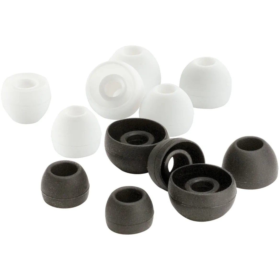 Ekstra gummipuder 3 par - Sort