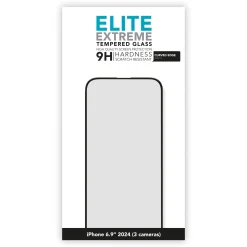 Elite Extreme Curved Skærmbeskyttelse - iPhone 16 Pro Max, 17 Pro Max og 18 Pro Max