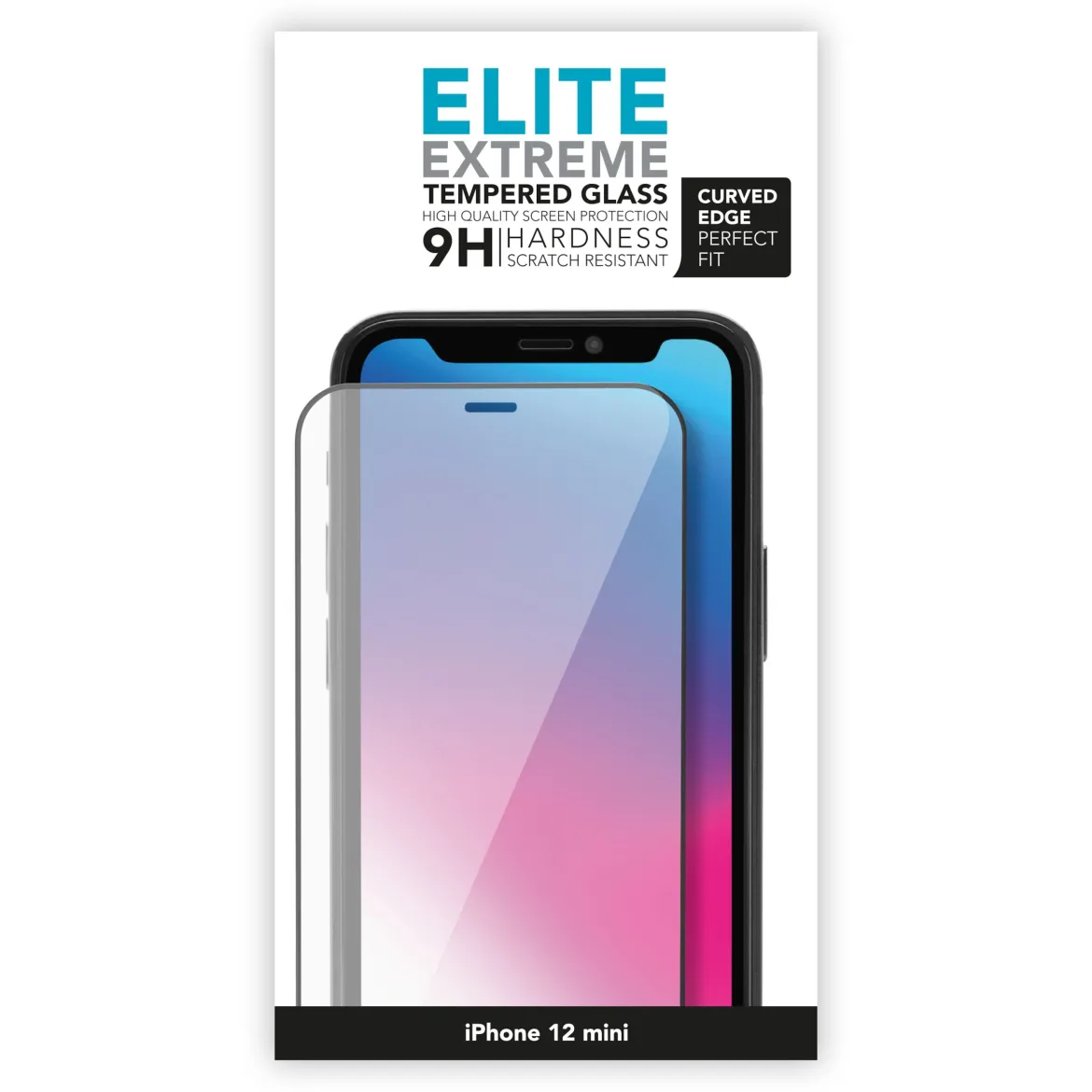 Elite Extreme Curved Skærmbeskyttelse - iPhone 12 Mini