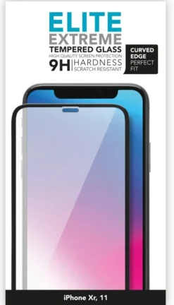 Elite Extreme Curved Skærmbeskyttelse - iPhone Xr/11