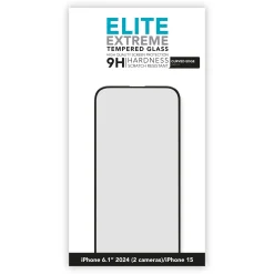 Elite Extreme Curved Skærmbeskyttelse - iPhone 15/16