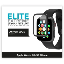 Elite Extreme Curved Skærmbeskyttelse - Apple Watch Series 5/6/SE - 40 mm