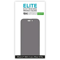 Elite Extreme Privacy Skærmbeskyttelse - iPhone 16 Plus