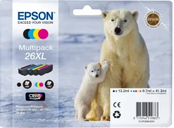 Epson T2636 Blækpatroner XL 4-pakke