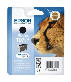 Epson T0711 Blækpatron Sort