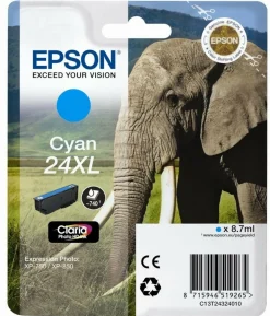 Epson T2432 Blækpatron XL Cyan