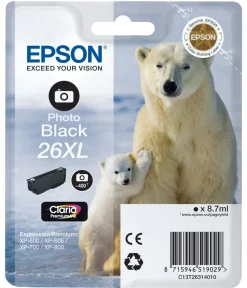 Epson T2631 XL Blækpatron Fotosort