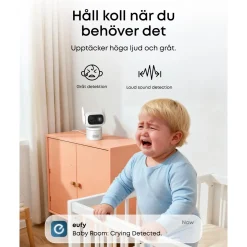 Eufy C31 Overvågningskamera med 360° panorering, Hvid