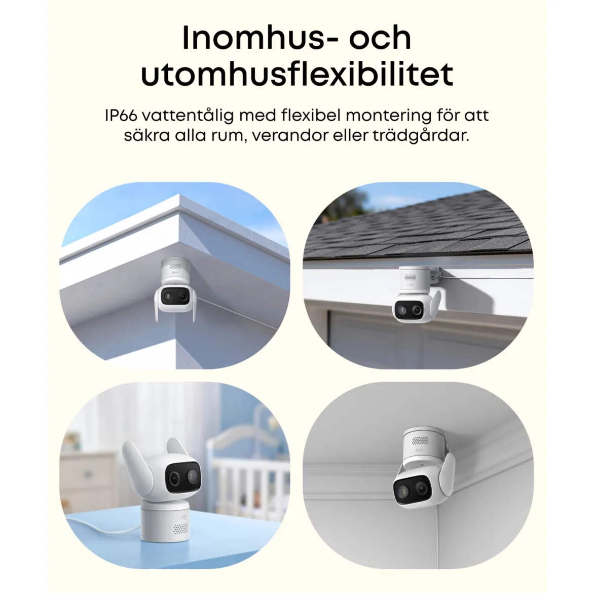 Eufy C31 Overvågningskamera med 360° panorering, Grøn