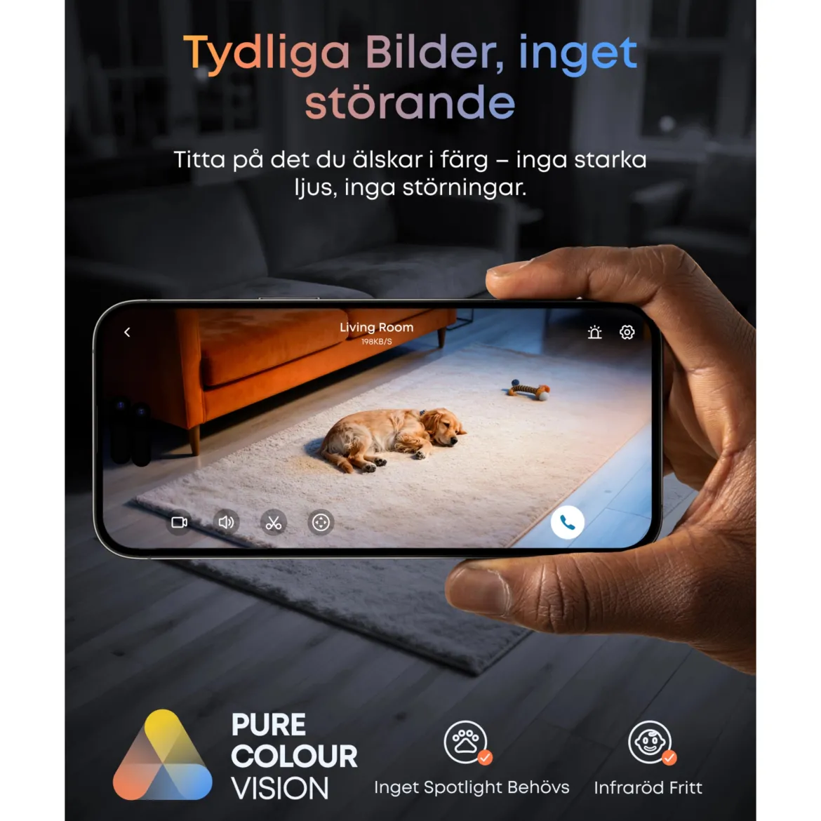 Eufy C31 Overvågningskamera med 360° panorering, Grøn