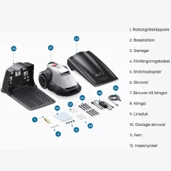 Eufy E15 Robotplæneklipper - Grå