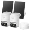 Eufy eufyCam C37 overvågningskamera + HomeBase Mini, 2-pak