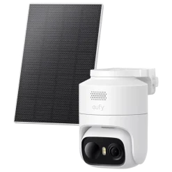 Eufy eufyCam C37 udendørskamera med solpanel, Hvid