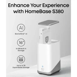 Eufy EufyCam E40 4-kamerasæt med HomeBase S380