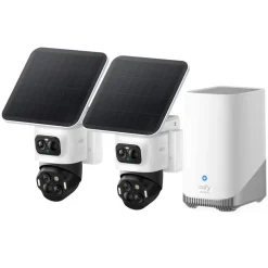 Eufy eufyCam S4 overvågningssystem med solpanel, 2-pak