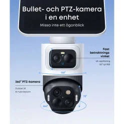Eufy eufyCam S4 overvågningssystem med solpanel, 2-pak