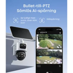 Eufy eufyCam S4 overvågningssystem med solpanel, 2-pak