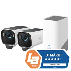 Eufy EufyCam S3 Pro kit med solpanel 2 kameraer