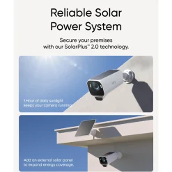 Eufy EufyCam S3 Pro med solpanel Ekstra kamera 1-pakke