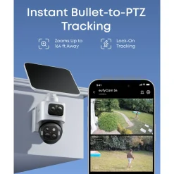 Eufy EufyCam S4 Solo 3-i-1 overvågningskamera med solpanel