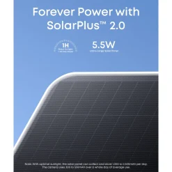 Eufy EufyCam S4 Solo 3-i-1 overvågningskamera med solpanel