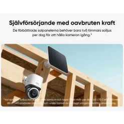 Eufy 4G LTE solcelledrevet overvågningskamera S330