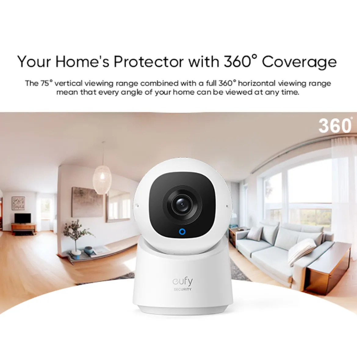 Eufy Indendørs kamera C220 Trådløs overvågningskamera 2K