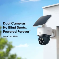 Eufy SoloCam S340 Trådløs overvågningskamera med solpanel