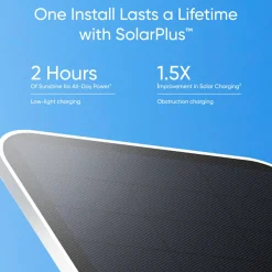 Eufy SoloCam S340 Trådløs overvågningskamera med solpanel