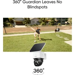 Eufy SoloCam S340 Trådløs overvågningskamera med solpanel