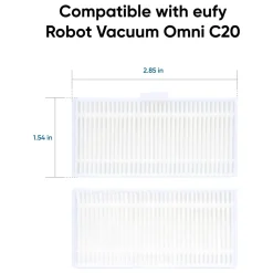 Eufy To vaskbare filtre til Omni C20.