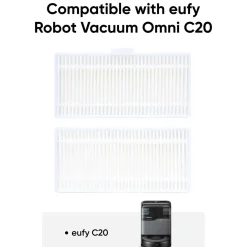 Eufy To vaskbare filtre til Omni C20.