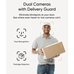 Eufy Video dørklokke 2K med to kameraer