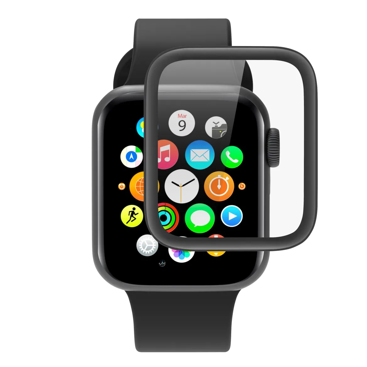 Extreme Curved Skærmbeskyttelse - Apple Watch Series 5/6/SE - 44 mm