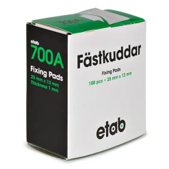 Fastpuder 25x12 mm 100 stk