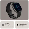 Fitbit Versa 4 Aktivitetsur - Sort/Graphite