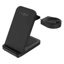 Fixed 3-i-1 Trådløs Opladningsstation til Garmin - Sort
