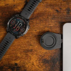 Fixed 3-i-1 Trådløs Opladningsstation til Garmin - Sort