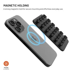 Fixed MagMate MagSafe-sugekopholder med magnetfæste, Sort