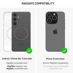 Fixed MagMate MagSafe-sugekopholder med magnetfæste, Sort