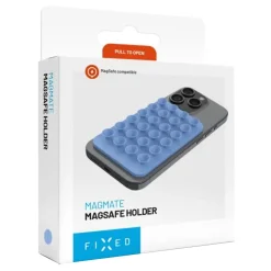 Fixed MagMate MagSafe sugekop-holder med magnetfeste - Blå