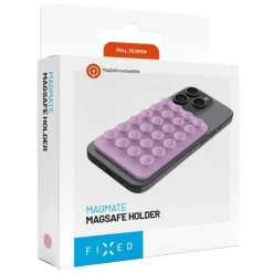 Fixed MagMate MagSafe sugekop-holder med magnetfeste - Rosa