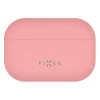 Fixed Silkeagtigt silikoneetui til Apple AirPods Pro 3 - Rosa
