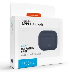 Fixed Silkeblød silikonecover til Apple AirPods Pro 3 - Blå