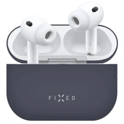 Fixed Silkeblød silikonecover til Apple AirPods Pro 3 - Blå