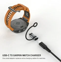 Fixed USB-C-ladeadapter til Garmin