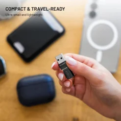 Fixed USB-datablokker 2-pak (USB-A/USB-C)