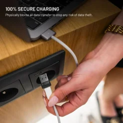 Fixed USB-datablokker 2-pak (USB-A/USB-C)